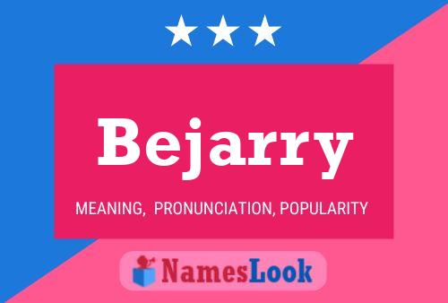 Póster del nombre Bejarry