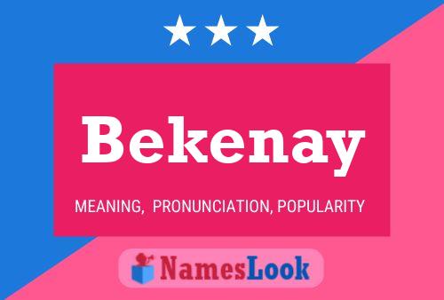 Póster del nombre Bekenay