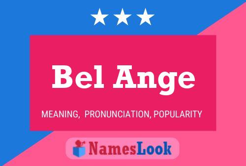 Póster del nombre Bel Ange