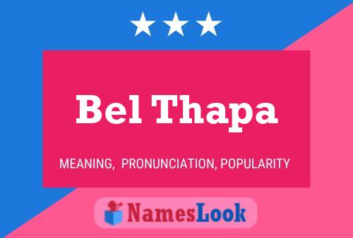 Póster del nombre Bel Thapa