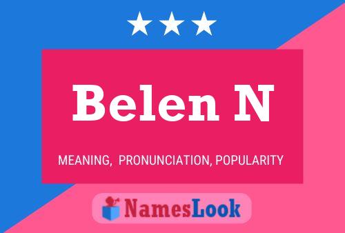 Póster del nombre Belen N