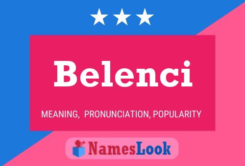 Póster del nombre Belenci