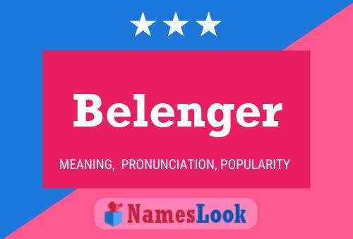 Póster del nombre Belenger