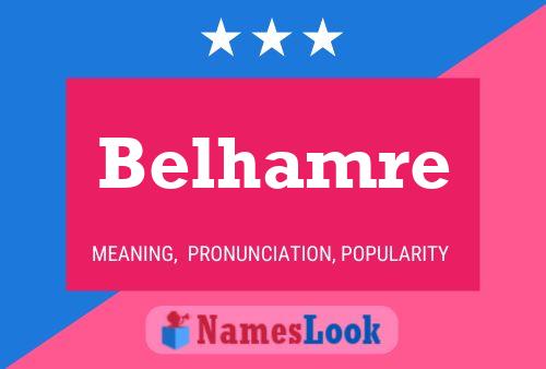 Póster del nombre Belhamre