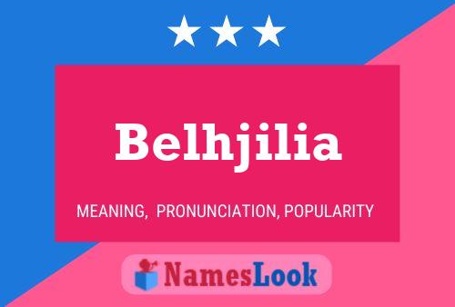 Póster del nombre Belhjilia