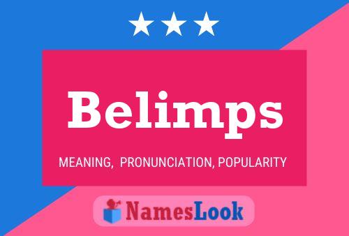 Póster del nombre Belimps