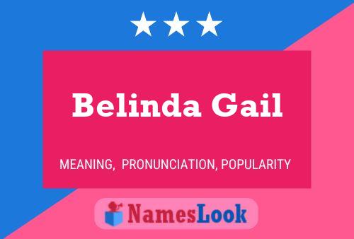 Póster del nombre Belinda Gail