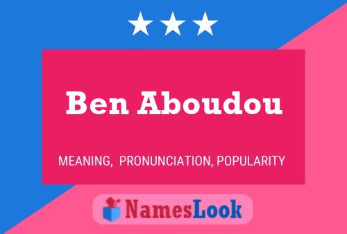 Póster del nombre Ben Aboudou