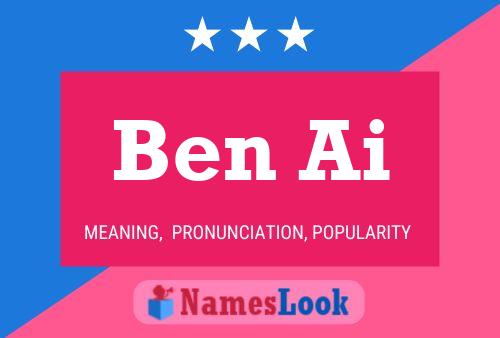 Póster del nombre Ben Ai