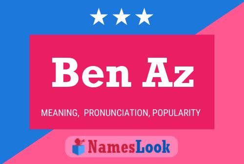 Póster del nombre Ben Az