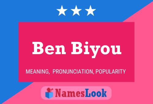 Póster del nombre Ben Biyou