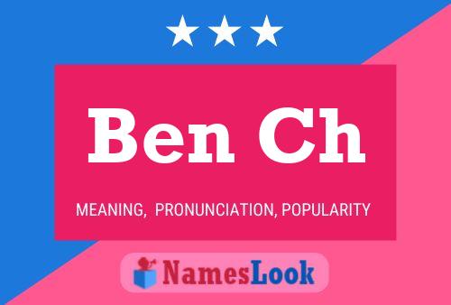 Póster del nombre Ben Ch