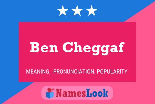 Póster del nombre Ben Cheggaf