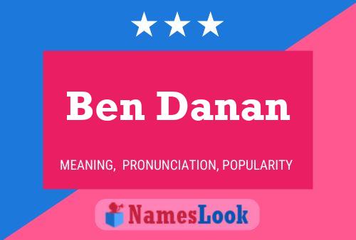 Póster del nombre Ben Danan