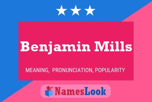 Póster del nombre Benjamin Mills