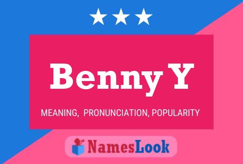 Póster del nombre Benny Y