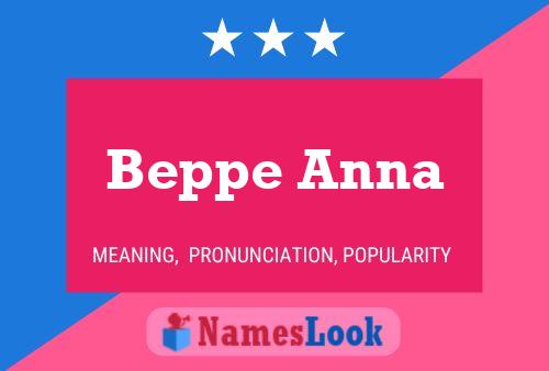 Póster del nombre Beppe Anna