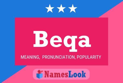 Póster del nombre Beqa