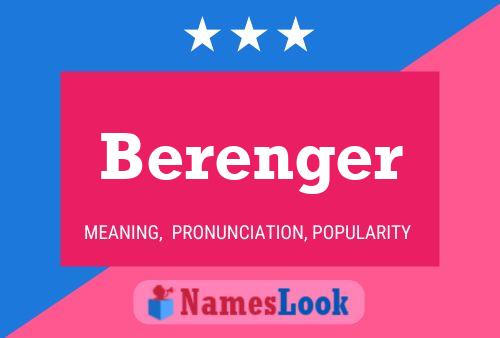 Póster del nombre Berenger