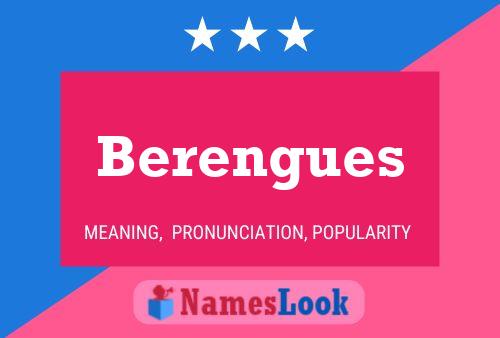 Póster del nombre Berengues