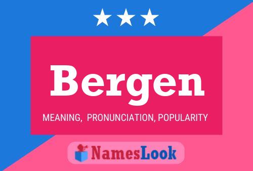 Póster del nombre Bergen