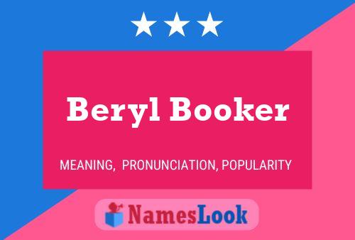 Póster del nombre Beryl Booker