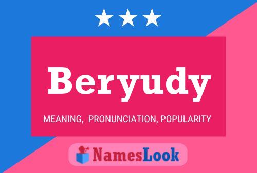 Póster del nombre Beryudy