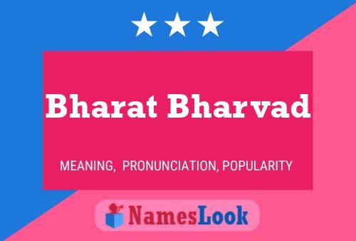 Póster del nombre Bharat Bharvad