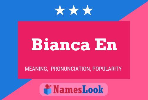 Póster del nombre Bianca En