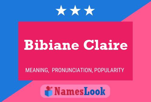 Póster del nombre Bibiane Claire