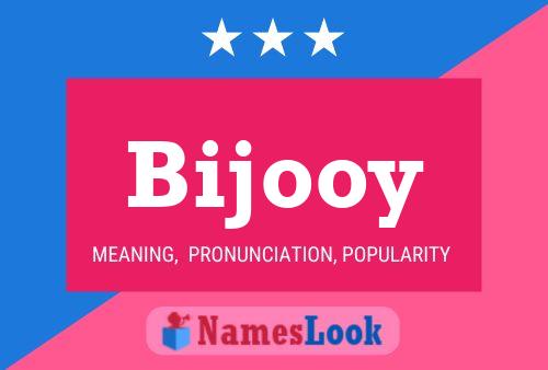 Póster del nombre Bijooy