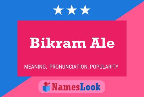 Póster del nombre Bikram Ale