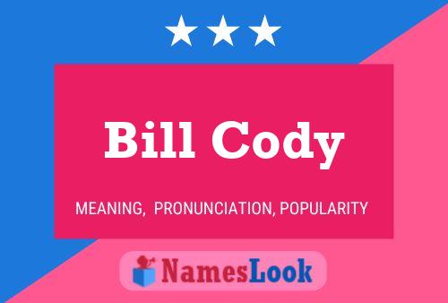 Póster del nombre Bill Cody