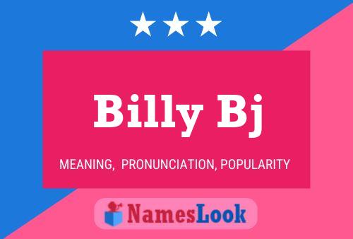 Póster del nombre Billy Bj