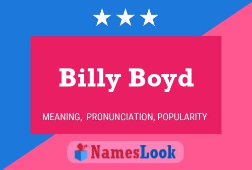 Póster del nombre Billy Boyd