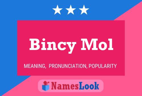 Póster del nombre Bincy Mol