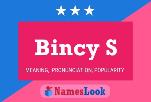 Póster del nombre Bincy S