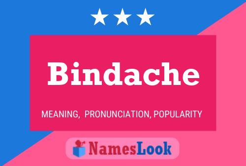 Póster del nombre Bindache