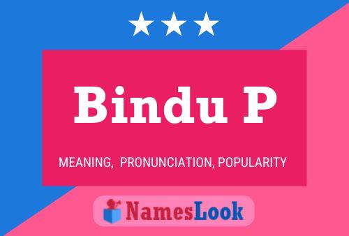 Póster del nombre Bindu P