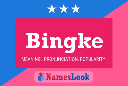 Póster del nombre Bingke