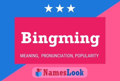 Póster del nombre Bingming