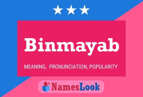 Póster del nombre Binmayab