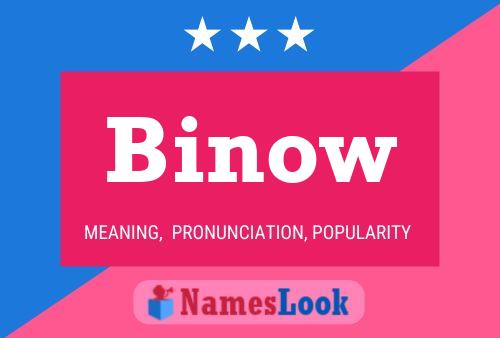 Póster del nombre Binow