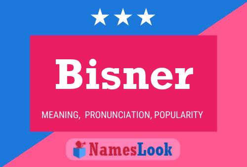 Póster del nombre Bisner