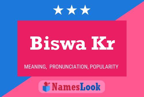 Póster del nombre Biswa Kr