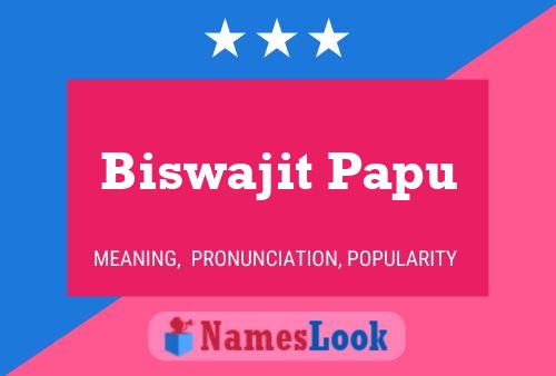 Póster del nombre Biswajit Papu