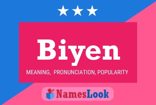 Póster del nombre Biyen