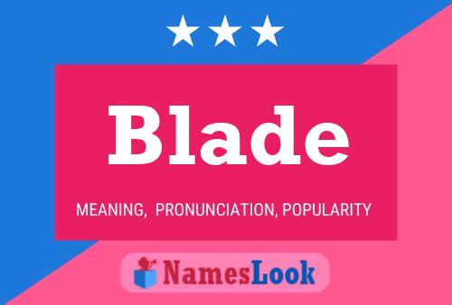 Póster del nombre Blade