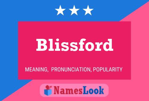 Póster del nombre Blissford