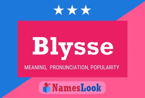 Póster del nombre Blysse